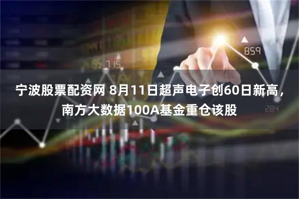 宁波股票配资网 8月11日超声电子创60日新高，南方大数据100A基金重仓该股