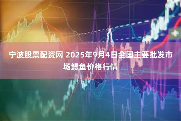 宁波股票配资网 2025年9月4日全国主要批发市场鳗鱼价格行情